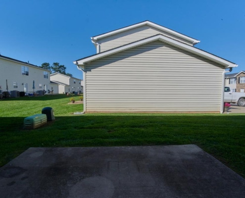 The Ridge Apartments and Townhomes Outdoor Patio Area Detail