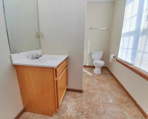 The Ridge Apartments and Townhomes Master Bathroom with Shower Detail