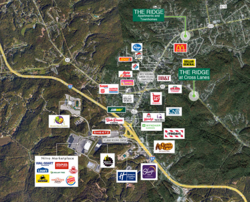 The Ridge at Cross Lanes Map