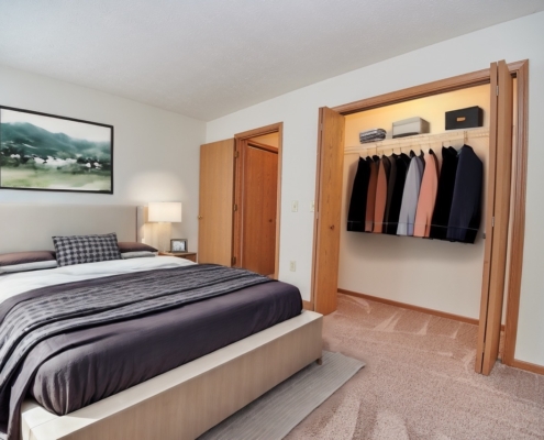 The Ridge Apartments and Townhomes Bedroom Detail